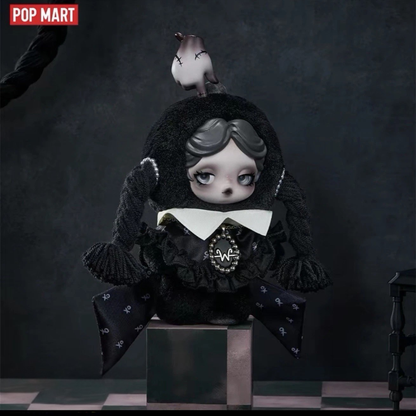 SKULLPANDA × Wednesday Plush（Both Uniform Versions）